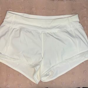 lululemon Athletica white shorts size 8